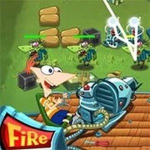 Backyard Defense: Phineas and Ferb Online Game