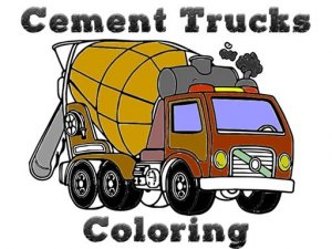 Construction Truck Coloring Fun