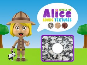 World of Alice: Rocks Textures - Educational Kids Game: Geology Puzzle