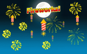 Fireworks! Merge & Pop Puzzle Game