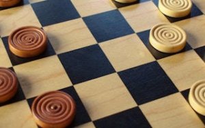 Classic Checkers Strategy Game