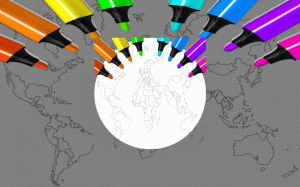 World Map Coloring Book Game